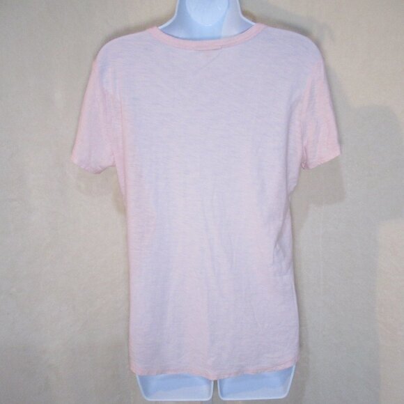 James Perse Standard Pink Scoop Neck Tee | Size 3 (Large) - Picture 2 of 9